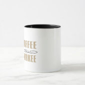 Geen koffie Geen Workee Mok, Funny Coffee mok ontw (Midden)
