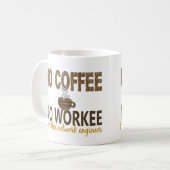 Geen Koffie geen Workee Network Engineer Koffiemok (Voorkant links)