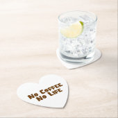 Geen koffie-leven kartonnen onderzetters (Insitu)