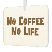 Geen koffie-leven luchtverfrisser (Links)