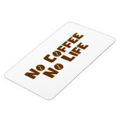 Geen koffie-leven magneet (Linkerzijde)