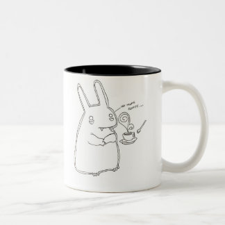 Geen koffie meer tweekleurige koffiemok