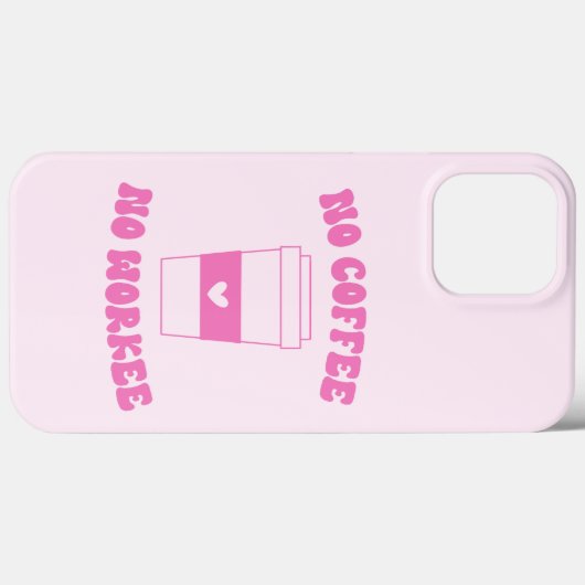 Geen koffie met geen flauwekul Case-Mate iPhone case (Achterkant (horizontaal))