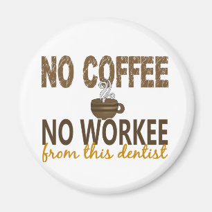 Geen koffie met geen geringste detectist magneet