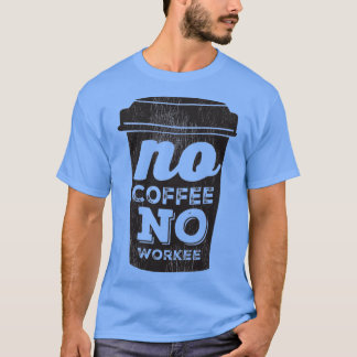 Geen koffie met kop 2 zonder kop t-shirt