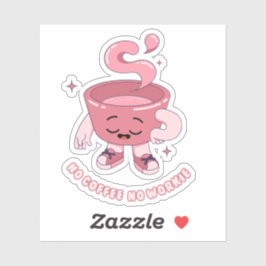 Geen Koffie-nr. Sticker