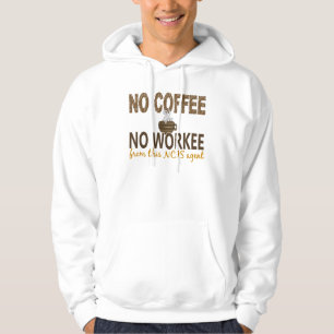 Geen koffie-nr. werkende NCIS-agent Hoodie