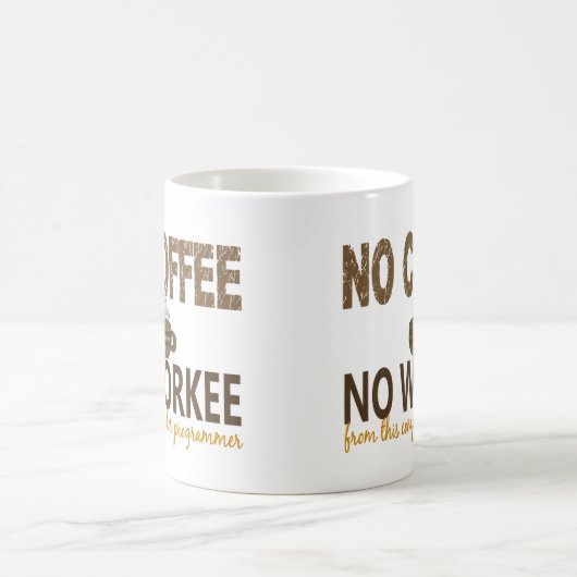 Geen Koffie-software zonder computerprogramma Koffiemok (Center)