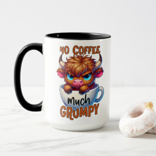 Geen koffie veel chagrijnig  mok