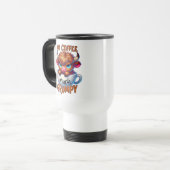 Geen koffie veel chagrijnig reisbeker (Voorkant links)