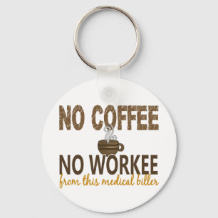 Geen koffiebont zonder medisch recept sleutelhanger