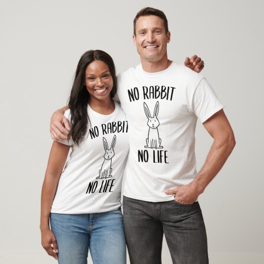 Geen Konijn Geen Leven T-shirt (Unisex)