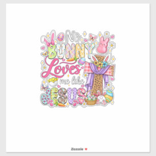 Geen konijn houdt van mij zoals Jezus Pasen Christ Sticker