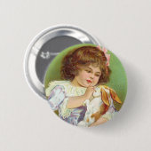 Geen konijn ronde button 5,7 cm (Voorkant /achterkant)