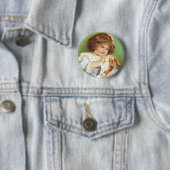 Geen konijn ronde button 5,7 cm (In situ)