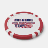 Geen koning, gewoon een echte president poker chips (Enkel)