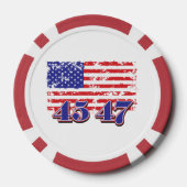 Geen koning, gewoon een echte president poker chips (Achterkant)
