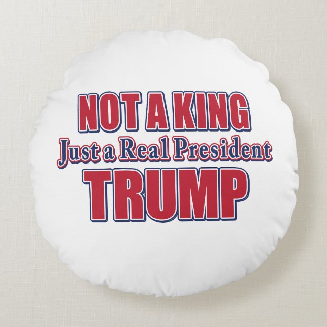 Geen koning, gewoon een echte president rond kussen (Voorkant)