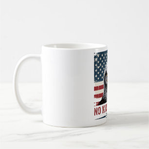 Geen koning in Amerika Eagle Flag Art Koffiemok
