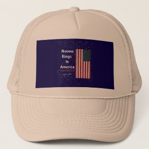 GEEN KONING IN AMERIKA SINDS 1776, 4 JULI TRUCKER PET