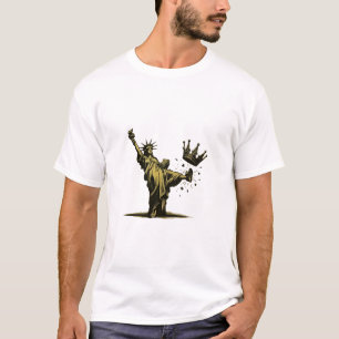Geen Koning in Amerika Vrijheid Status Pro Democra T-shirt