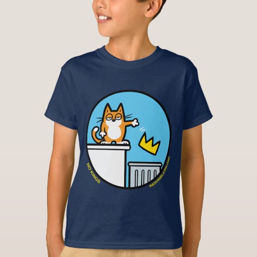 Geen Koning Kat T-shirt (Voorkant)