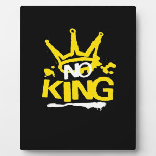 Geen Koning Minimalistisch Schoon Fotoplaat