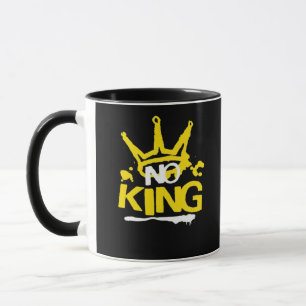 Geen Koning Minimalistisch Schoon Mok