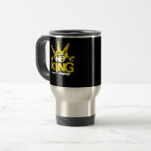 Geen Koning Minimalistisch Schoon Reisbeker (Voorkant links)
