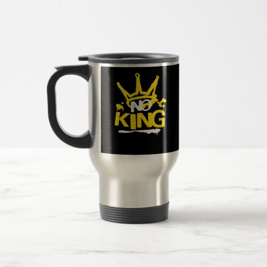 Geen Koning Minimalistisch Schoon Reisbeker (Links)