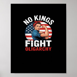 Geen Koning Patriottische Vrijheid Geen Koningen I Poster