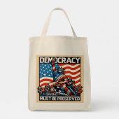 Geen koning redt de democratie tote bag (Achterkant)