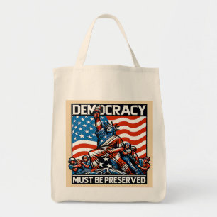 Geen koning redt de democratie tote bag