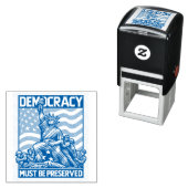 Geen koning redt de democratie  zelfinktende stempel (In situ)