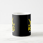 Geen Koning Vintage Stijl Koffiemok (Center)