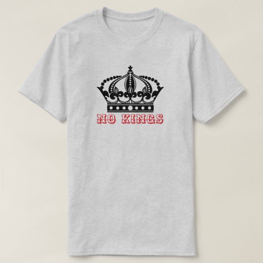 Geen Koningen2 T-shirt (Design voorkant)