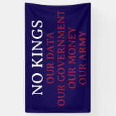 GEEN KONINGEN AANPAK PROTEST SPANDOEK (Verticaal)