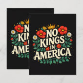 Geen Koningen Amerika Aankondiging (Voorkant / Achterkant)