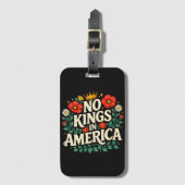 Geen Koningen Amerika Bagagelabel (Voorkant (verticaal))
