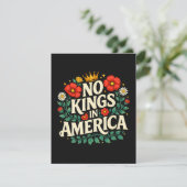 Geen Koningen Amerika Bedankkaart (Staand voorkant)