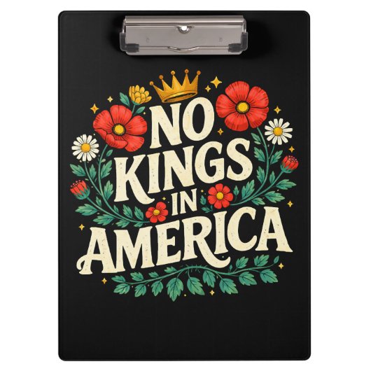 Geen Koningen Amerika Klembord (Voorkant)