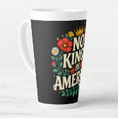 Geen Koningen Amerika Latte Mok (Linkerhoek)