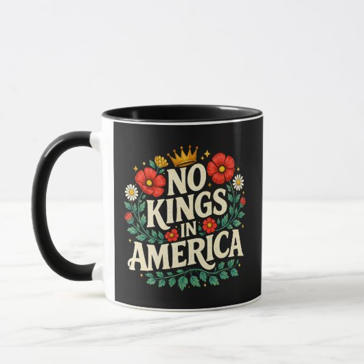 Geen Koningen Amerika Mok (Links)