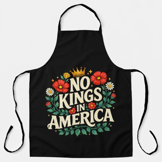 Geen Koningen Amerika Schort (Voorkant)