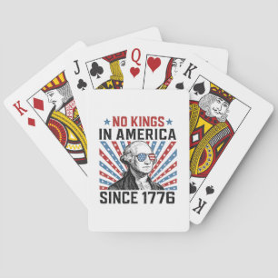 Geen koningen Amerika sinds 1776 Pokerkaarten