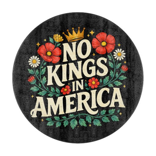Geen Koningen Amerika Snijplank (Voorkant)