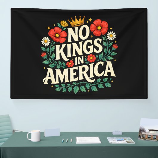Geen Koningen Amerika Spandoek (Beurs)