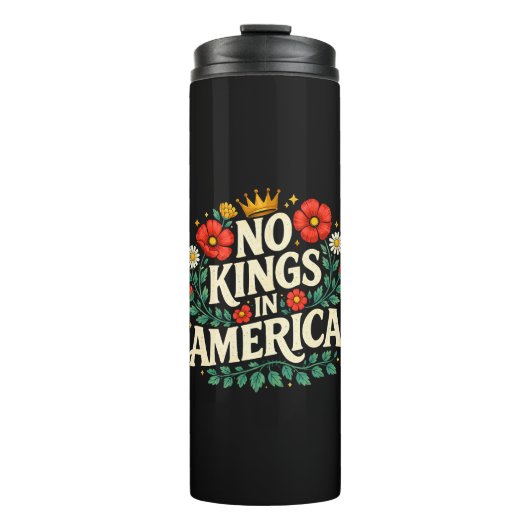 Geen Koningen Amerika Thermosbeker (Voorkant)
