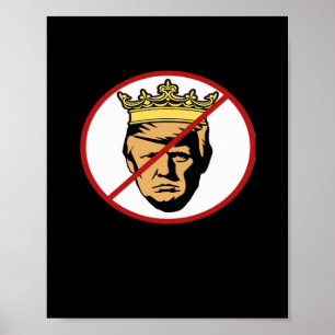 Geen Koningen Anti Creatief Klassiek Ontwerp Poster