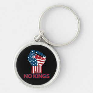 Geen Koningen Anti Klassieke Retro Stijl Sleutelhanger